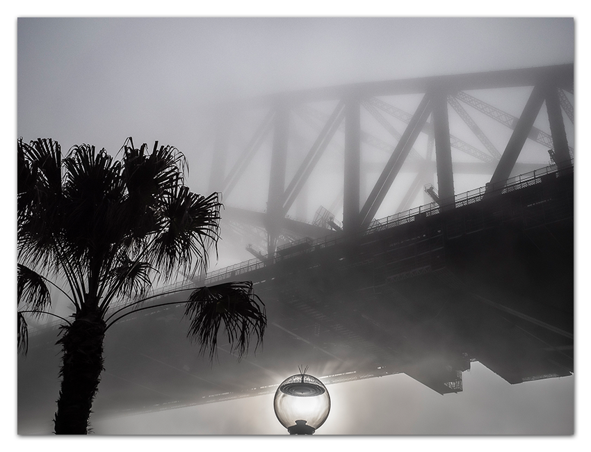 Sydney Harbour Bridge in the Fog 3